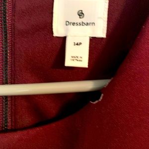 Ready for Fall in this cute wine colored sleeveless skater dress.